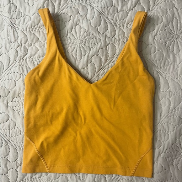lululemon athletica Tops - lululemon athletica Yellow Tank Top